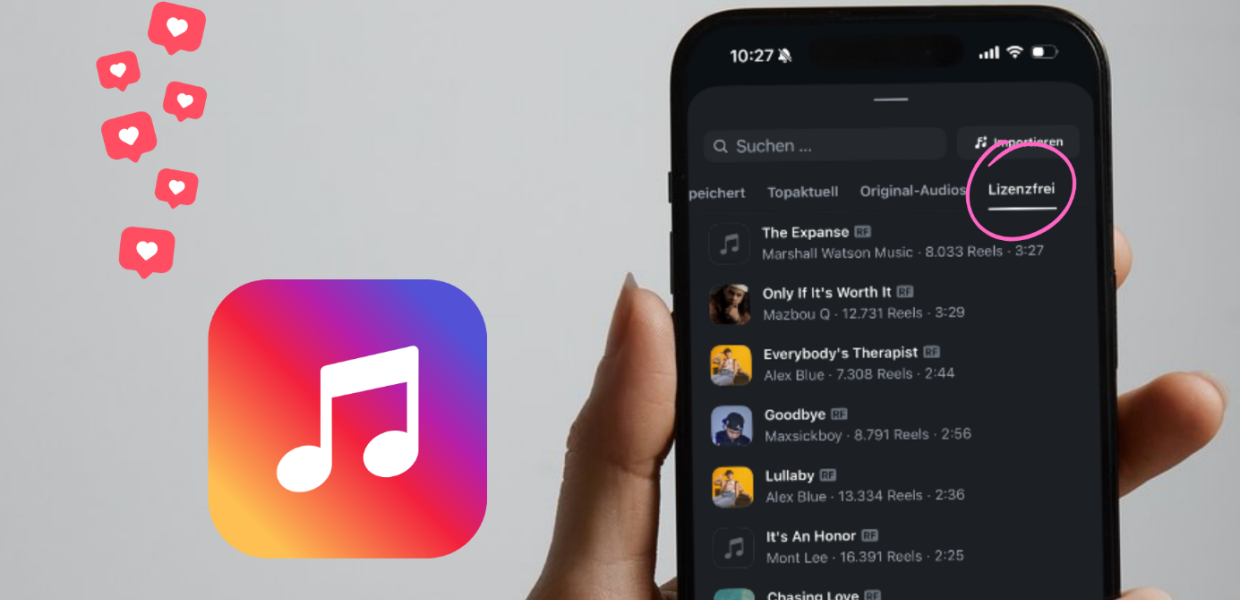 Handy mit Musikdatenbank